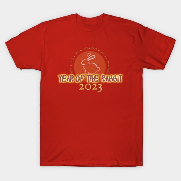 Chinese New Year - Year of the Rabbit 2023 T-Shirt by Creasorz